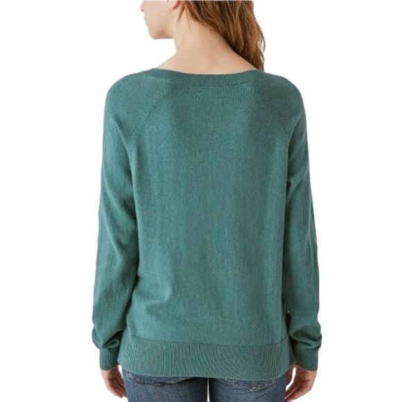 Lucky Brand Knit Sweater Women’s XXL Green. - Picture 2 of 12